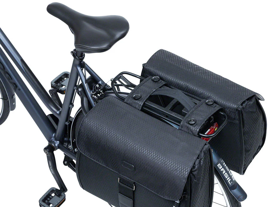Basil Double Pannier Handle Uniuversal Bridge MIK Adaptor Plate BLK - Image 2