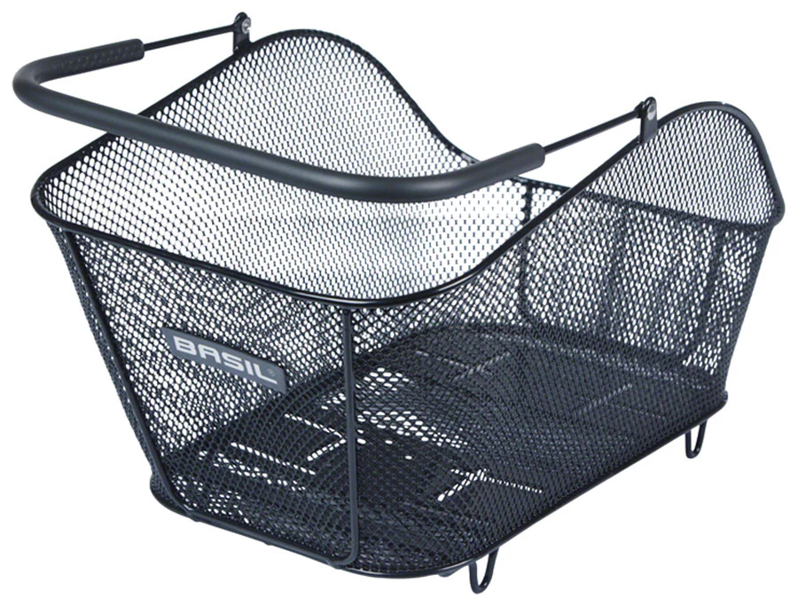 Basil Icon M NX System Rear Basket - Black - Image 2