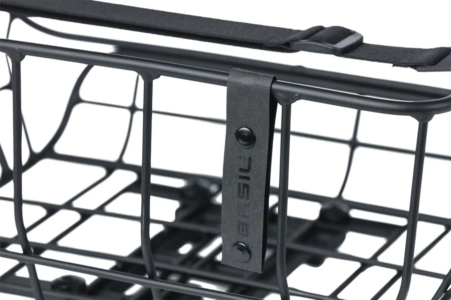 Basil Portland MIK Rear Basket - 25L Matte Black - Image 4