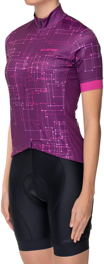 Bellwether Galaxy Jersey - Sangria Short Sleeve Womens X-Small - Image 4