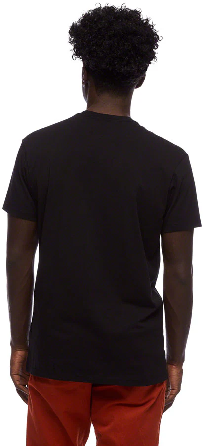 Black Diamond Block Print Mountain Tee - Black Mens Medium - Image 3