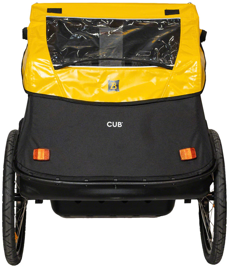 Burley Rental Cub Trailer - Yellow - Image 4