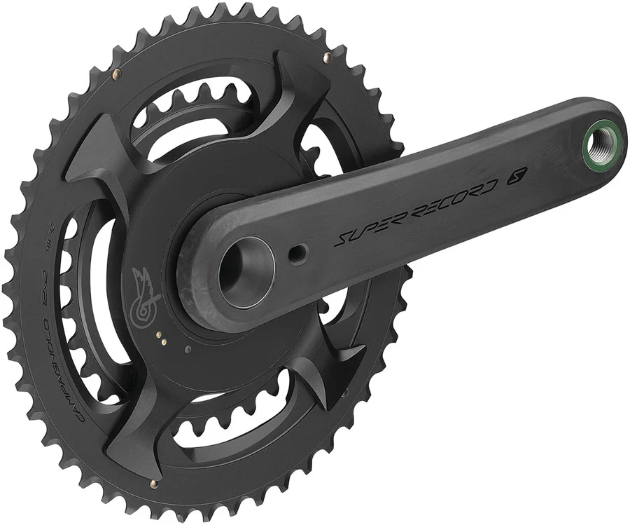 Campagnolo Super Record S Wireless Power Meter Crankset - 175mm 12-Speed 48/32t Campy 121/88 Asym BCD Ultra Torque Spindle Carbon - Image 2