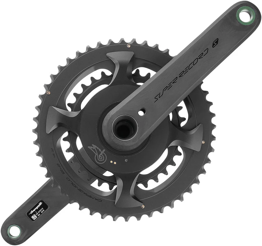Campagnolo Super Record S Wireless Power Meter Crankset - 175mm 12-Speed 48/32t Campy 121/88 Asym BCD Ultra Torque Spindle Carbon - Image 3
