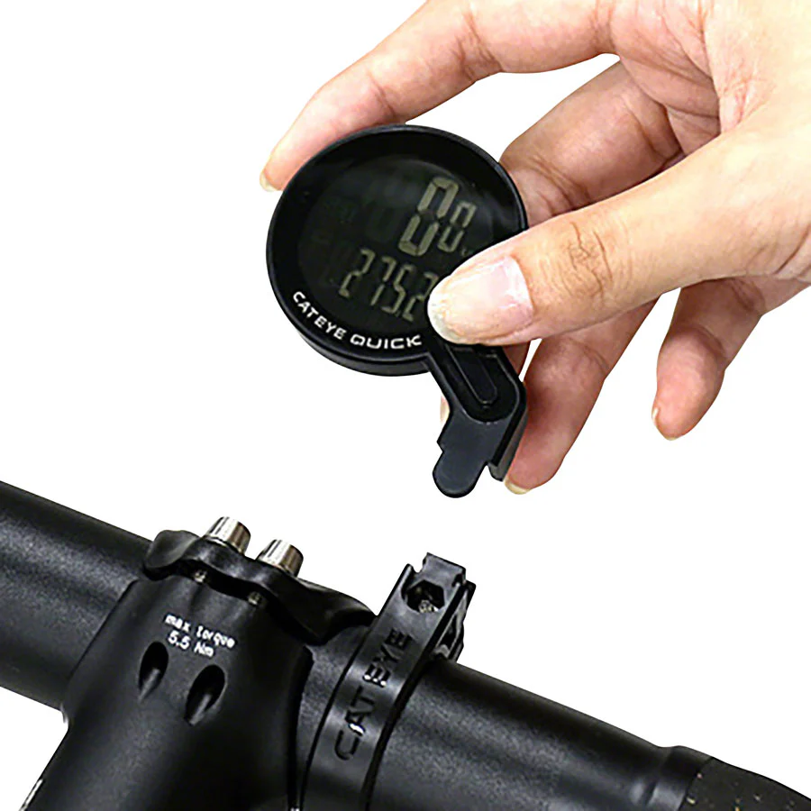 CatEye Quick Bike Computer - Wireless Black - Image 3