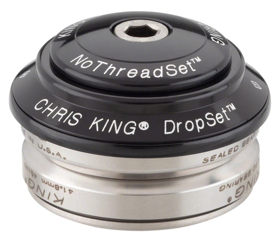 Chris King DropSet 4 Headset - 1-1/8" 42/42mm 45 Deg Black - Image 2
