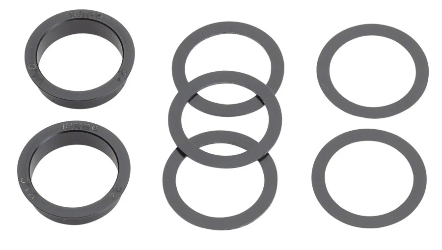 Chris King ThreadFit 24 Bottom Bracket Fit Kit 4 - English For Shimano Hollowtech II Matte Turquoise - Image 2