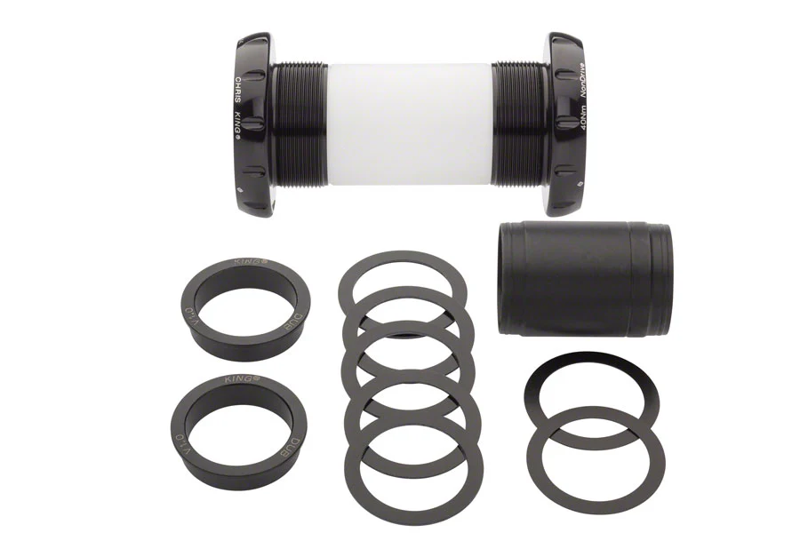 Chris King ThreadFit 30 Bottom Bracket Fit Kit 2 - English For DUB Road BLK - Image 2