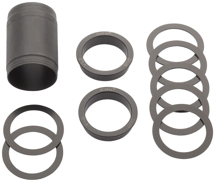 Chris King ThreadFit 30 Bottom Bracket Fit Kit 2 - English For DUB Road Matte Jet - Image 2