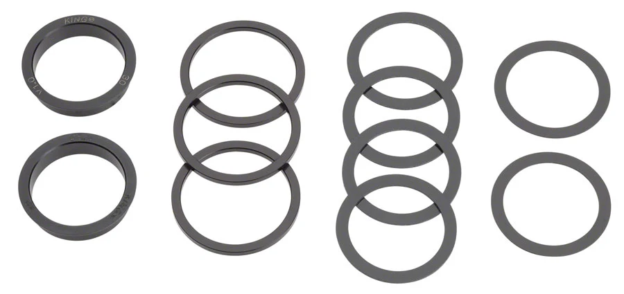 Chris King ThreadFit 30 Bottom Bracket Fit Kit 3 - English For 30mm Spindles Red - Image 2