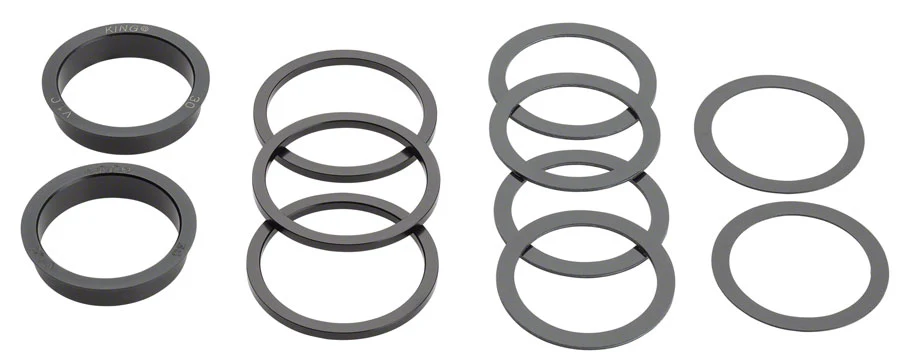 Chris King ThreadFit 30 Bottom Bracket Fit Kit 3 - English For 30mm Spindles Silver - Image 2