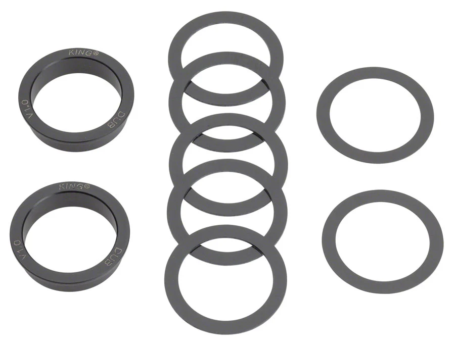 Chris King ThreadFit T47 30x Bottom Bracket Fit Kit 1 - T47 For DUB Matte Jet - Image 2