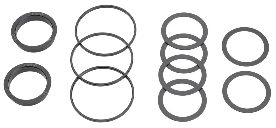 Chris King ThreadFit T47 30x Bottom Bracket Fit Kit 5 - T47 For 30mm Spindles BLK - Image 2