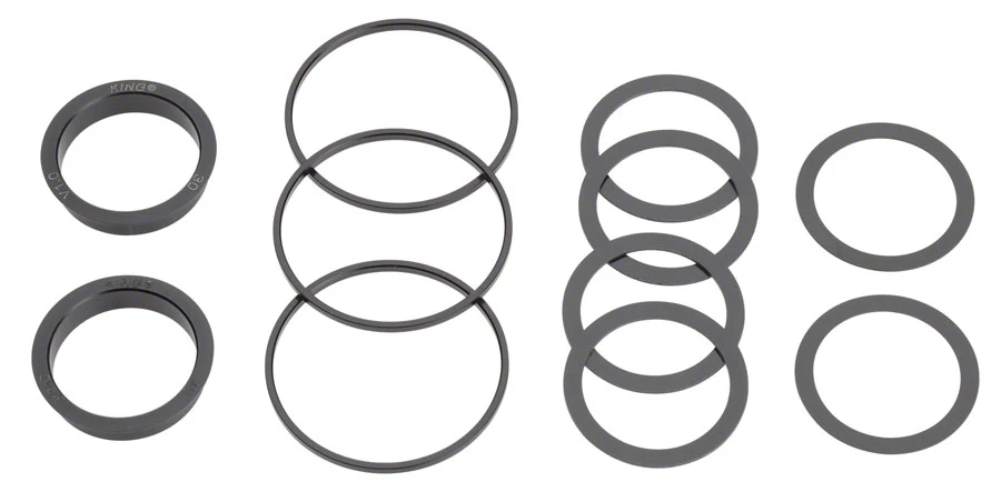 Chris King ThreadFit T47 30x Bottom Bracket Fit Kit 5 - T47 For 30mm Spindles Red - Image 2