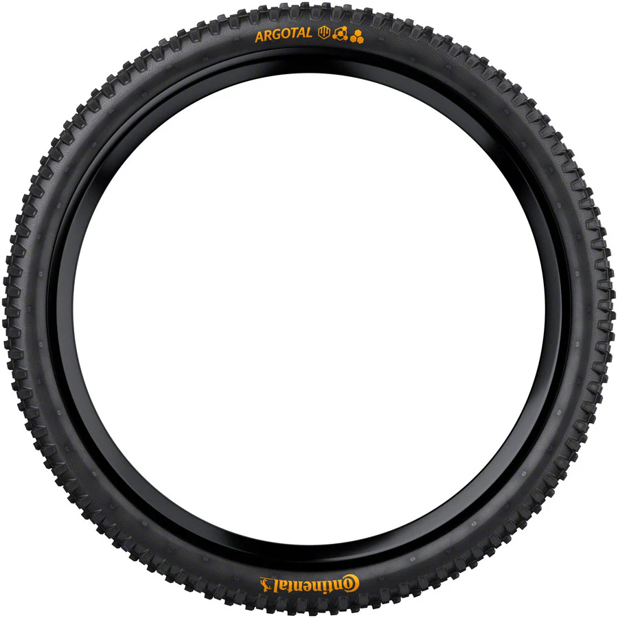 Continental Argotal Tire - 27.5 x 2.40 Tubeless Folding BLK SuperSoft Enduro Casing E25 - Image 2
