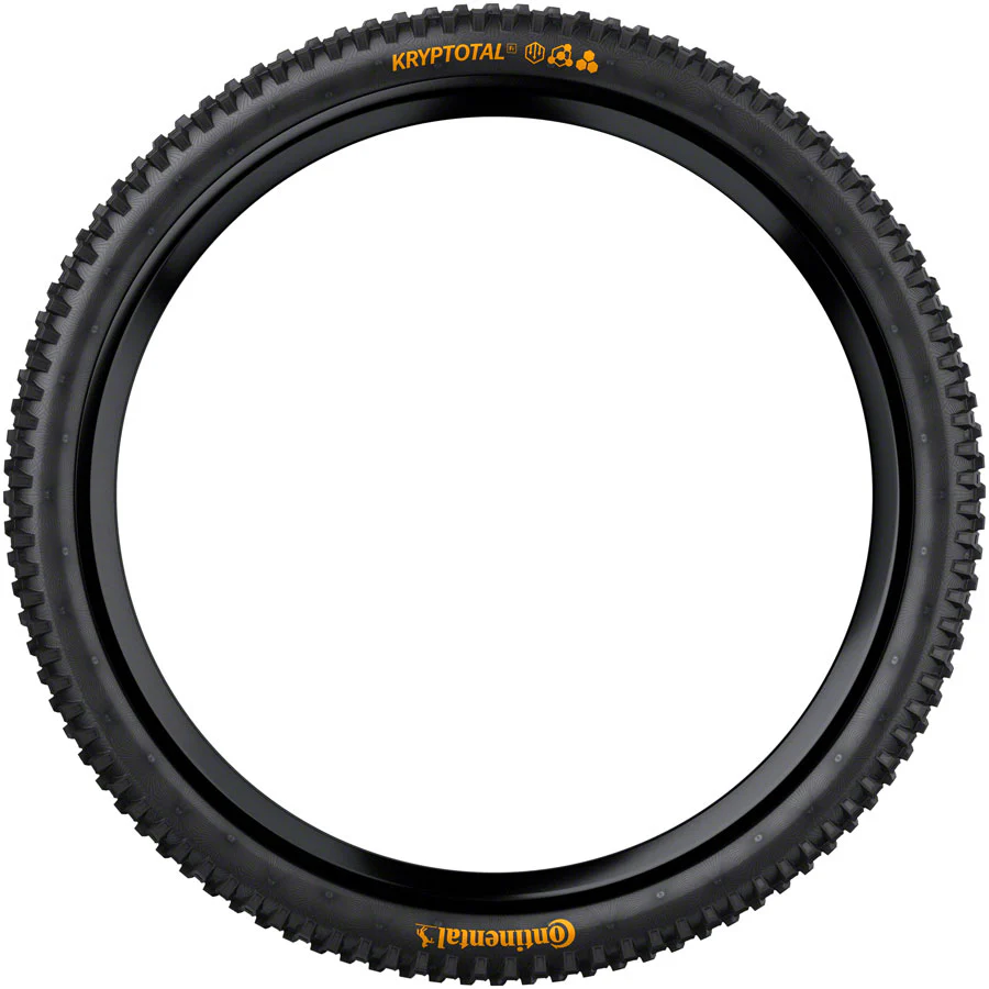Continental Kryptotal Front Tire - 27.5 x 2.40 Tubeless Folding BLK SuperSoft Enduro Casing E25 - Image 2