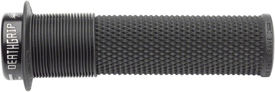DMR DeathGrip Flanged Grips - Thick Lock-On Black - Image 2