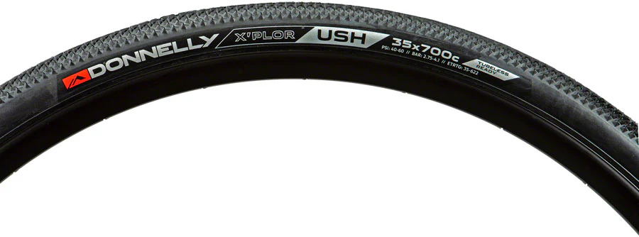 Donnelly Sports XPlor USH Tire - 700 x 35 Tubeless Folding Black - Image 2