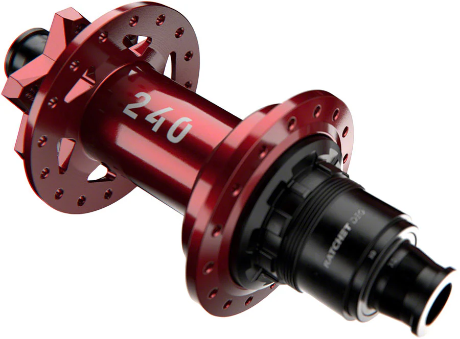 DT Swiss 240 DEG Rear Hub - 12 x 148mm 6-Bolt XD Limited Edition Red 32H 90pt - Image 2