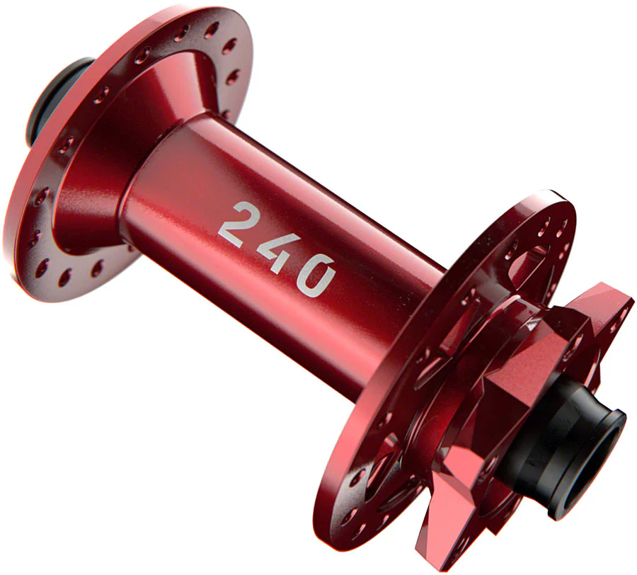 DT Swiss 240 Front Hub - 15 x 110mm 6-Bolt Limited Edition Red 32H - Image 2