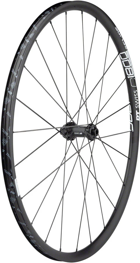 DT Swiss C 1800 Spline Front Wheel - 700 12 x 100mm Center-Lock Black - Image 2