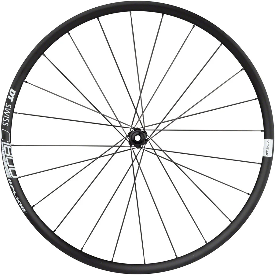 DT Swiss C 1800 Spline Front Wheel - 700 12 x 100mm Center-Lock Black - Image 3