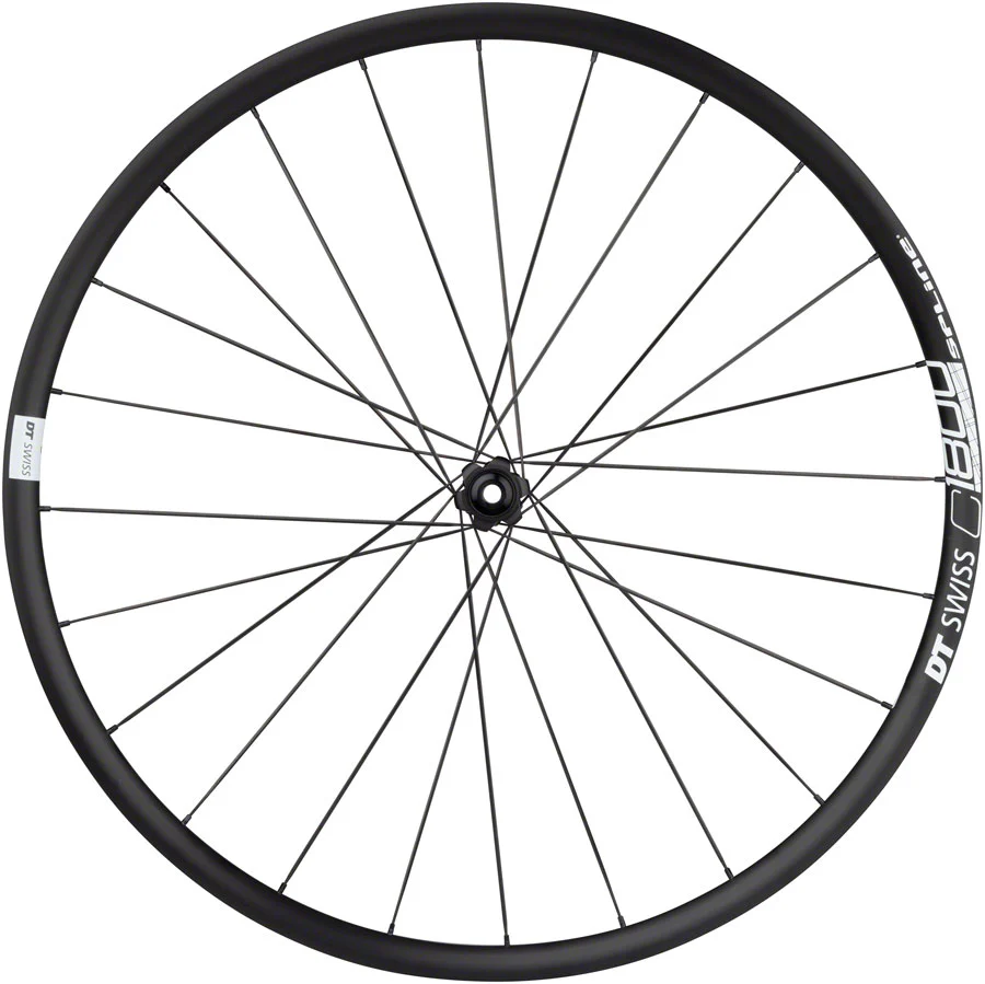 DT Swiss C 1800 Spline Front Wheel - 700 12 x 100mm Center-Lock Black - Image 4