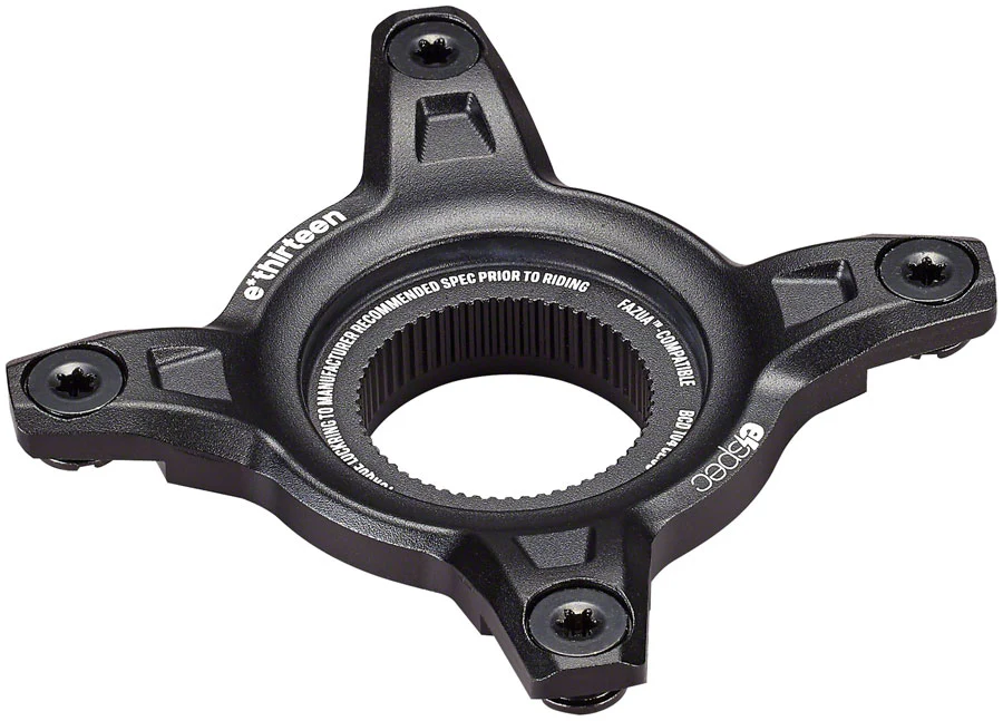 e*thirteen e*spec 104BCD Aluminum Direct Mount Spider - 104BCD 55mm CL Incl. Bolts Fazua Ride 60 BLK - Image 2