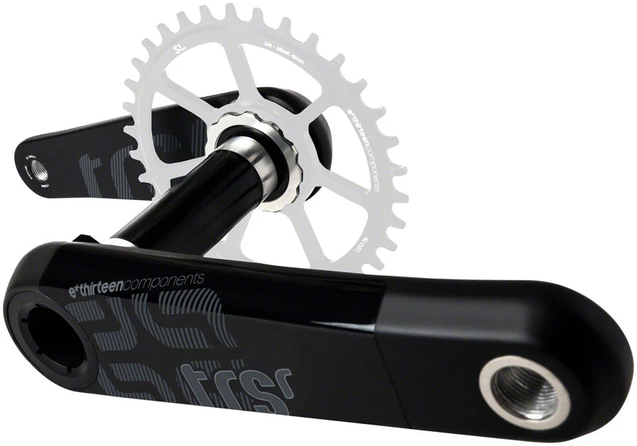 e*thirteen TRS Race Carbon Crankset - 175mm 73mm 30mm Spindle e-thirteen P3 Connect Interface BLK - Image 2