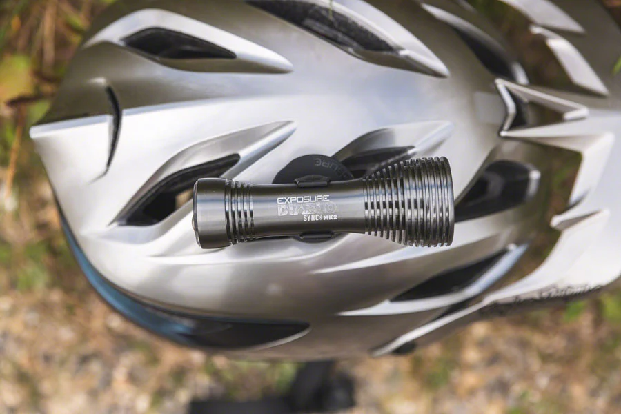 Exposure Diablo SYNC Mk4 Headlight - 2000 Lumens With Helmet And Handlebar Mount BlueTooth Remote TAP Technology - Image 4