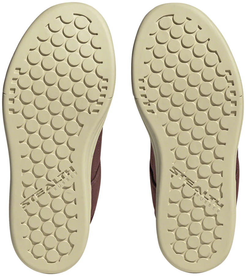 Five Ten Freerider Canvas Flat Shoes - Womens Quiet Crimson/Core Pulse Lime 10 - Image 4