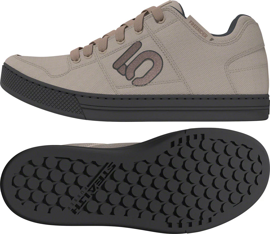 Five Ten Freerider Canvas Flat Shoes - Womens Wonder Taupe/Warm Clay/Gray Six 6 - Image 2