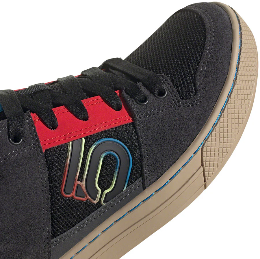 Five Ten Freerider Flat Shoes - Mens Core Black/Carbon/Pulse Lime 9 - Image 3