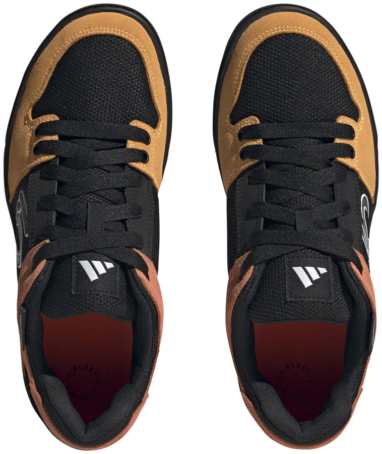 Five Ten Freerider Flat Shoes - Mens Core BLK/Ftwr White/Impact Orange 10.5 - Image 3