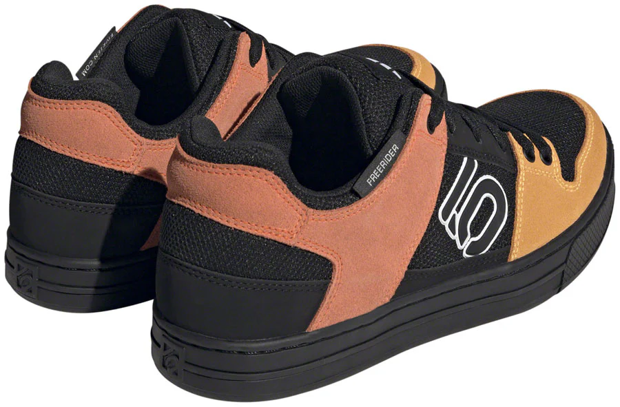 Five Ten Freerider Flat Shoes - Mens Core BLK/Ftwr White/Impact Orange 9.5 - Image 2
