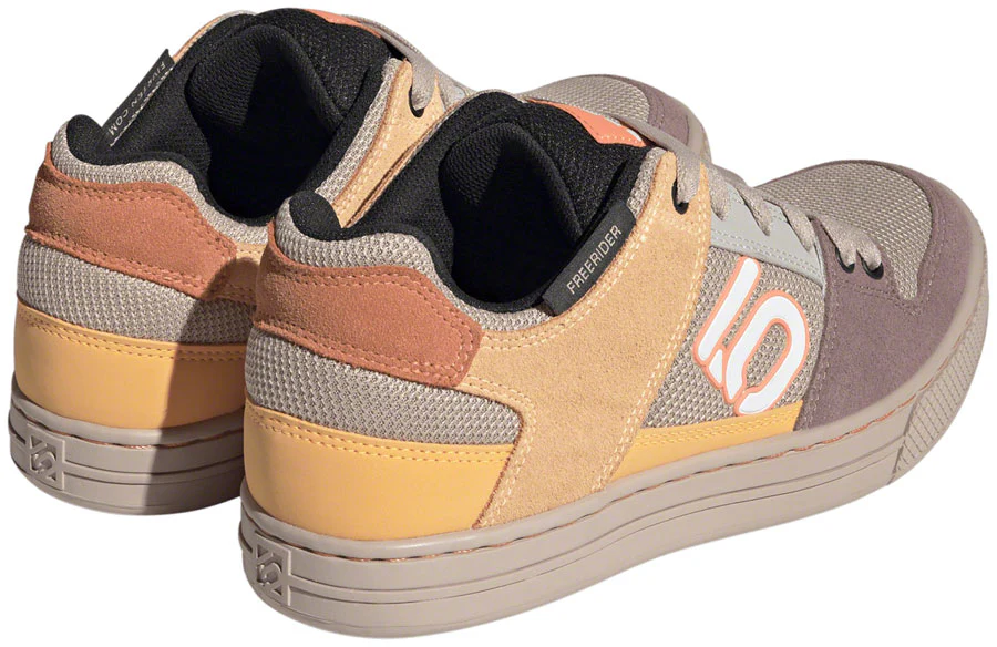 Five Ten Freerider Flat Shoes - Womens Wonder Taupe/Ftwr White/Acid Orange 8 - Image 2
