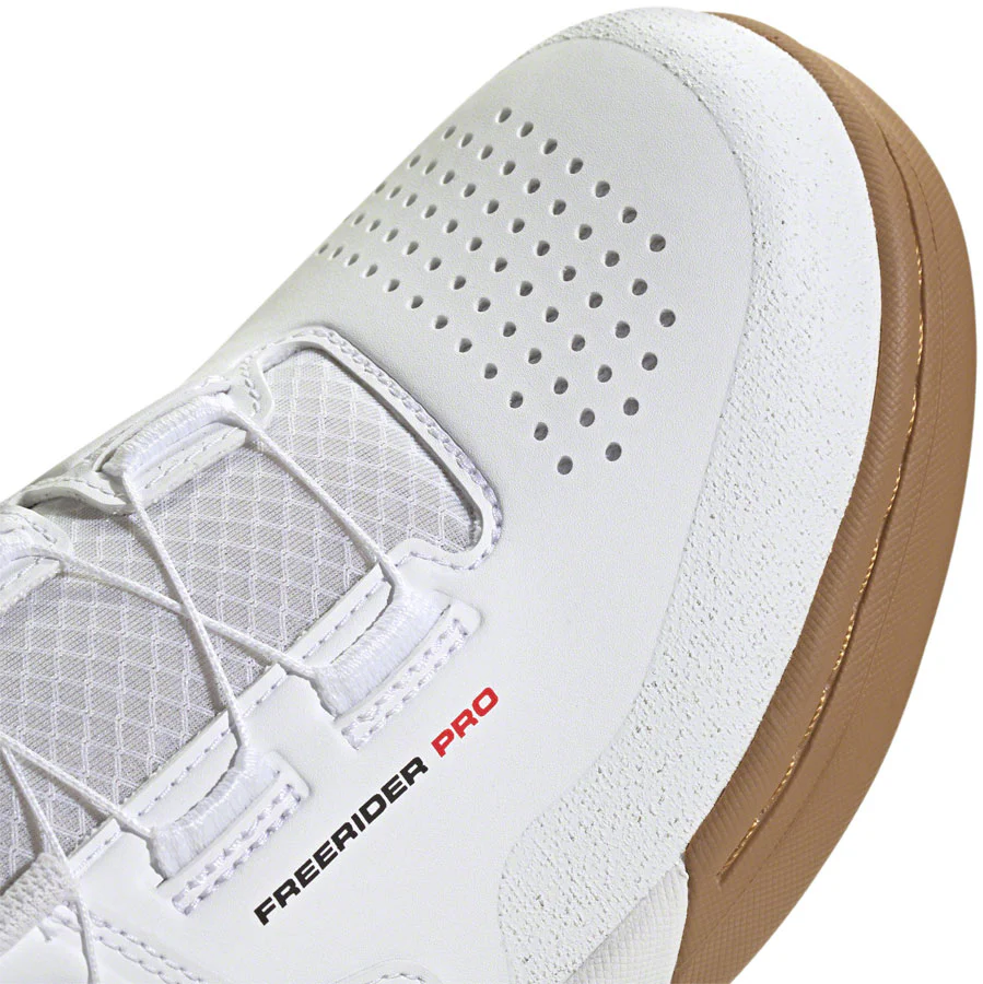 Five Ten Freerider Pro BOA Flat Shoes - Mens FTWR White/Core Black/Red 15 - Image 4