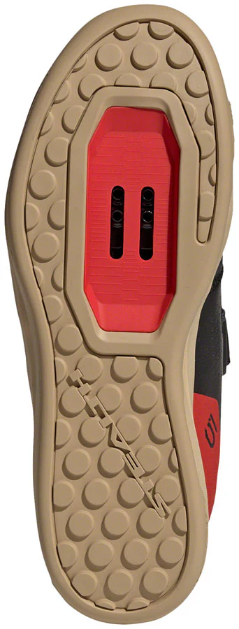 Five Ten Hellcat Mountain Clipless Shoes - Mens Core Black/Core Black/Red 9 - Image 3