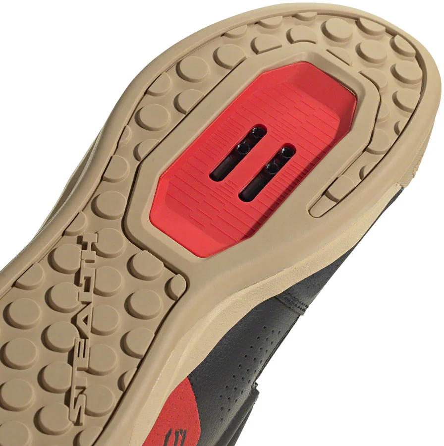 Five Ten Hellcat Mountain Clipless Shoes - Mens Core Black/Core Black/Red 9 - Image 4