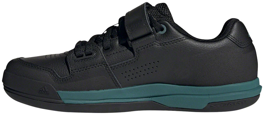 Five Ten Hellcat Mountain Clipless Shoes - Womens Core BLK / Crystal White / Hazy Emerald 10.5 - Image 3