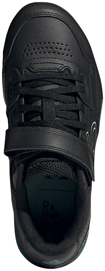 Five Ten Hellcat Mountain Clipless Shoes - Womens Core BLK / Crystal White / Hazy Emerald 10.5 - Image 4