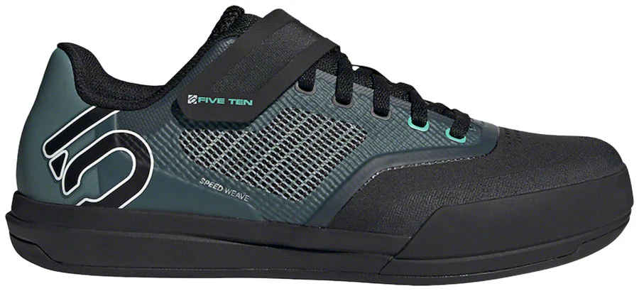 Five Ten Hellcat Pro Mountain Clipless Shoes  -  Womens Core BLK/Crystal White/DGH Solid Gray 9.5 - Image 2