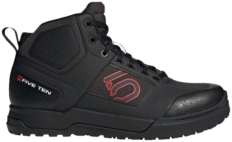 Five Ten Impact Pro Mid Flat Shoes  -  Mens Core Black/Red/Core Black 11 - Image 2