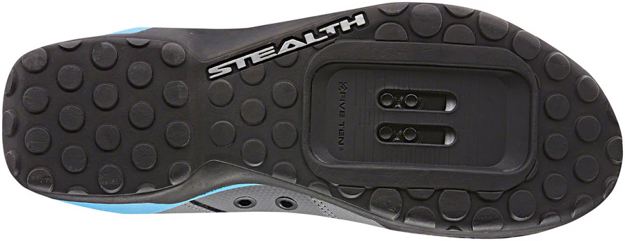 Five Ten Kestrel Lace Mountain Clipless Shoes - Womens Gray Five / Shock Cyan / Core BLK 5.5 - Image 2