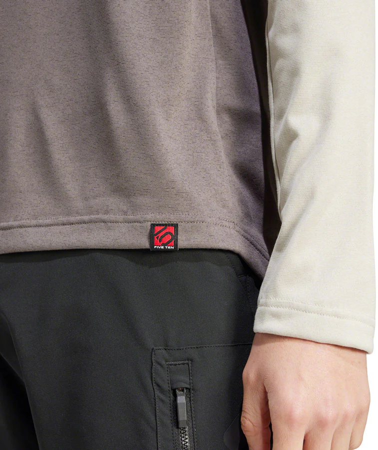 Five Ten Long Sleeve Jersey - Charcoal/Gray Mens Large - Image 4
