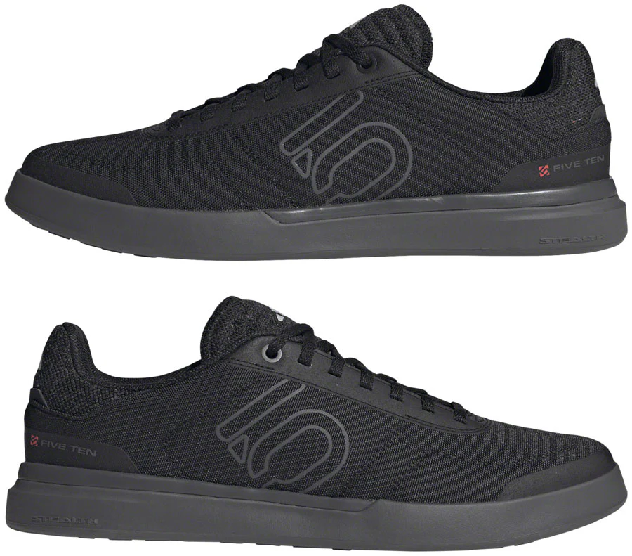 Five Ten Sleuth Deluxe Canvas Flat Shoes - Mens Core BLK/Gray Five/Ftwr White 6.5 - Image 3