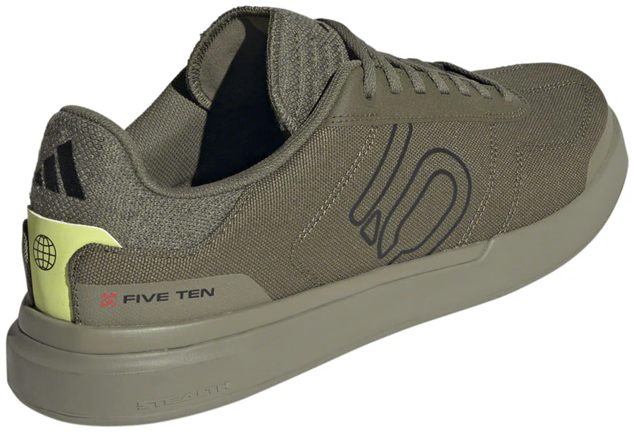 Five Ten Sleuth Deluxe Canvas Flat Shoes - Mens Focus Olive/Core BLK/Orbit Green 7 - Image 2