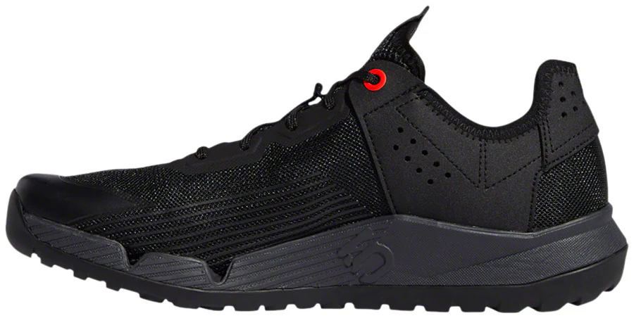 Five Ten Trailcross LT Flat Shoes  -  Womens Core BLK / Gray Two / Solar Red 8 - Image 3