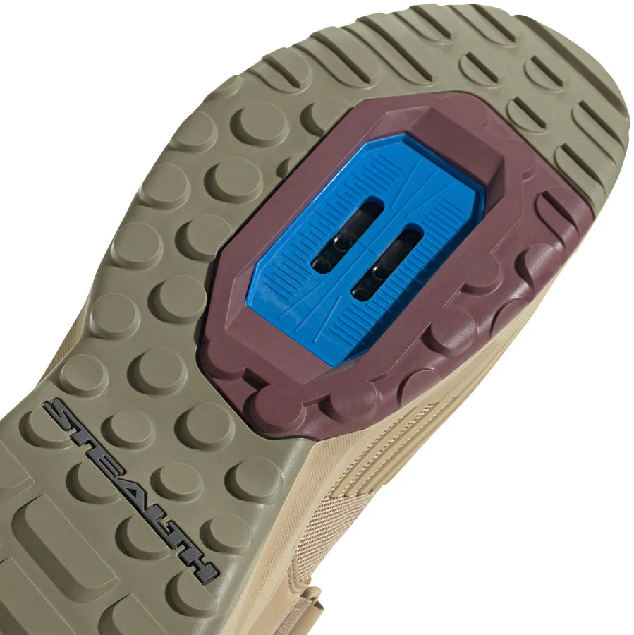 Five Ten Trailcross Mountain Clipless Shoes - Mens Beige Tone/Blue Rush/Orbit Green 10 - Image 3