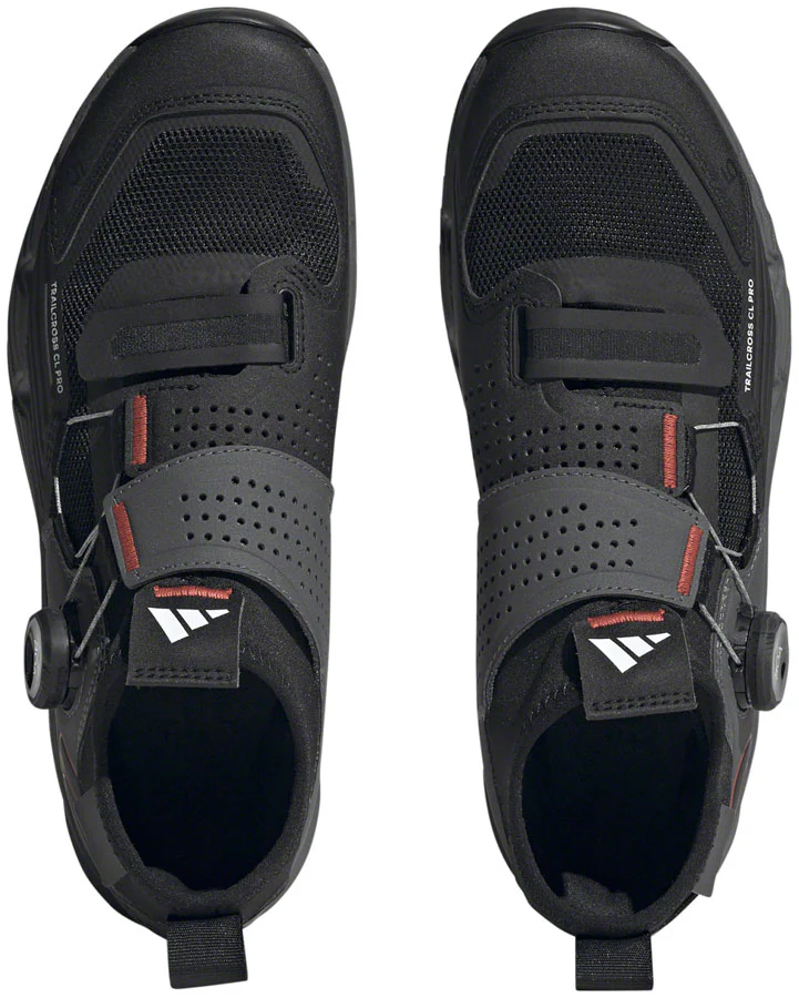 Five Ten Trailcross Pro Mountain Clipless Shoes - Womens Gray Five/Core BLK/Red 8.5 - Image 3